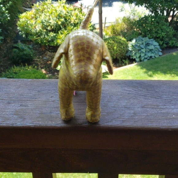 PINK faux sequin stuffed plush dog - Picture 2 of 5